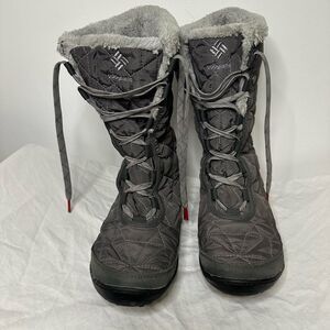 Columbia Minx Mid II Omni-Heat Women's 8.5 Gray Waterproof Winter Snow Boots